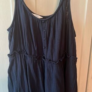 Navy sundress with pockets size xl
